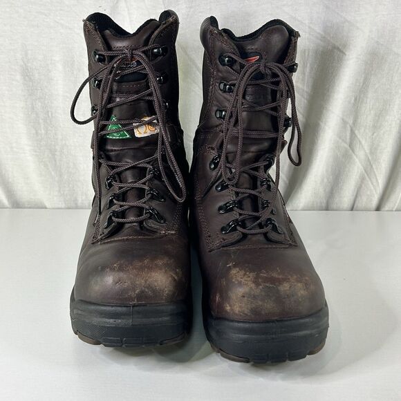 Red Wing King Steel Toe Waterproof Boots Mens Size 9EE Brown Leather 3548